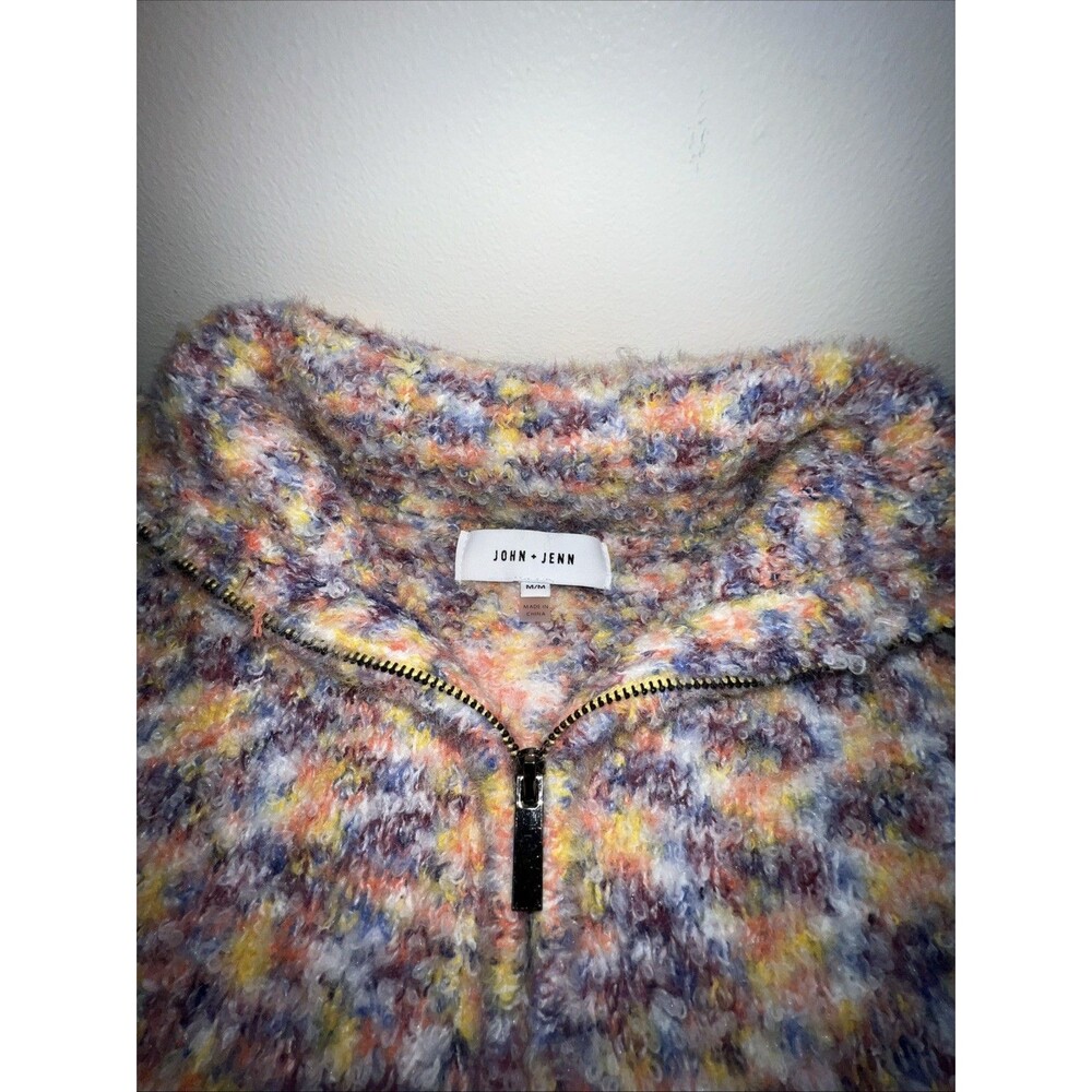 John + Jenn Women’s Alby Sweater Multicolored Warm Cozy Size Medium - Runs Large - Picture 6 of 9
